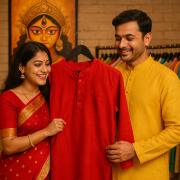 পূজোর আগে কেন জামা কাপড় কেনেন সবাই? – দুর্গাপুজোর বাংলা ঐতিহ্য ও ট্রেন্ড