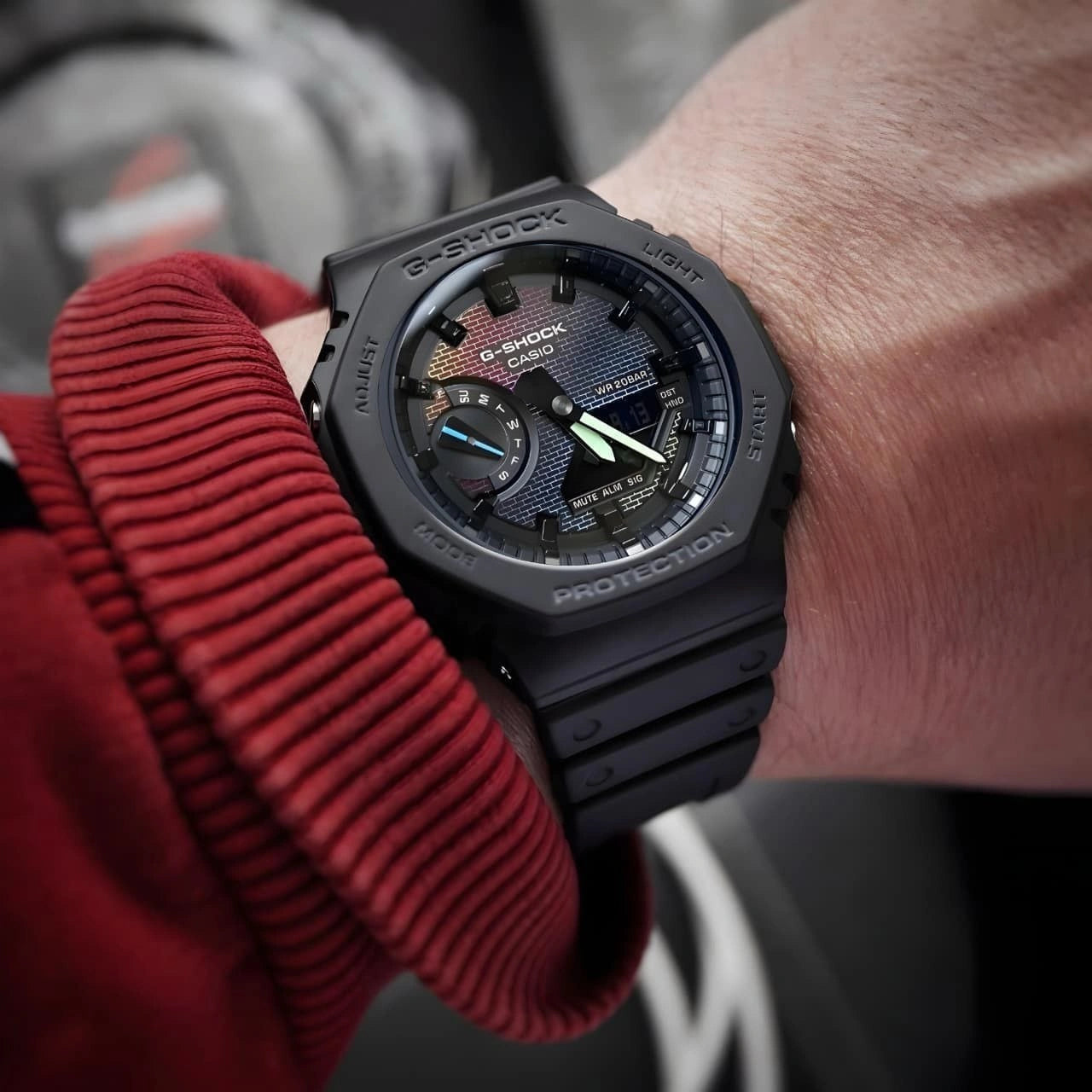 G-SHOCK GA2100 オールブラック Casio G-Shock GA2100 Watch | Carbon Core Guard Black Edition