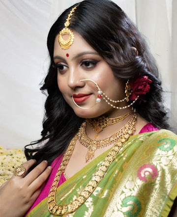 Traditional gold plated jewellery collection for women