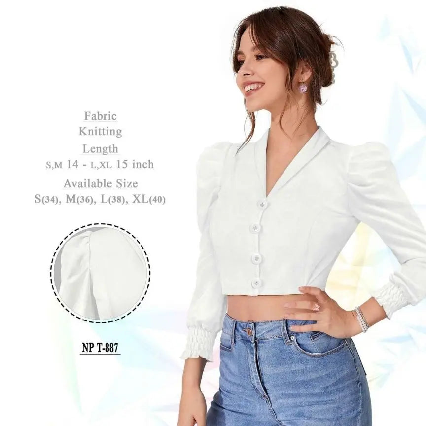Odette Black Regular Fit Crop Top - NextBuy