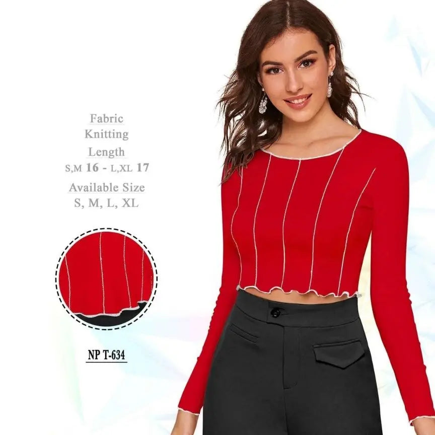 Casual Bell Sleeves Embroidered Women Top - NextBuy