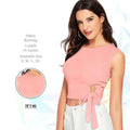 Round Neck Fitted Crop Top - NextBuy