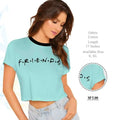 F.R.I.E.N.D.S' Yellow Cropped T-Shirt || Top for Women || Yellow t Shirt - NextBuy