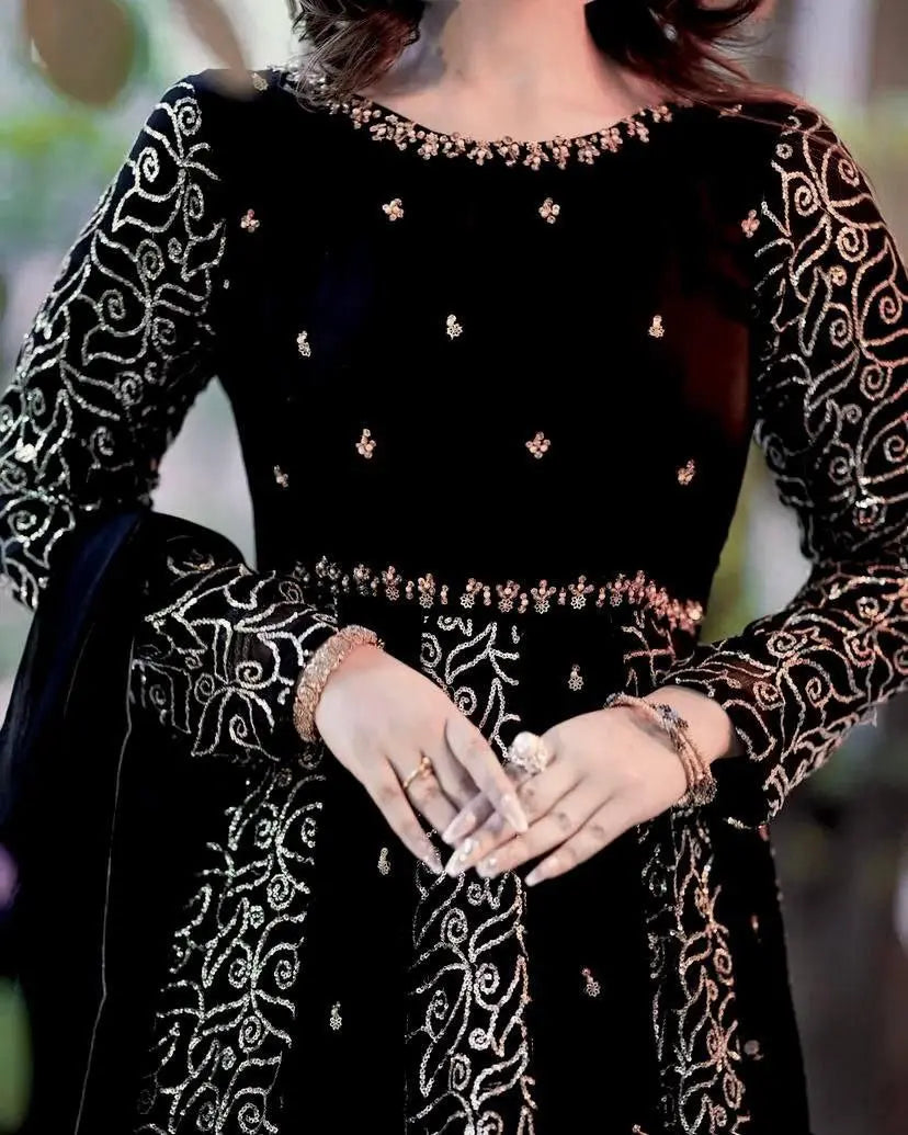 3-meter flair gown movement