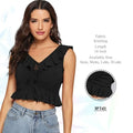 Tie Up Neck Crop Top - NextBuy