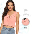 Tie Up Neck Crop Top - NextBuy