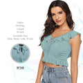 Tie Up Neck Crop Top - NextBuy