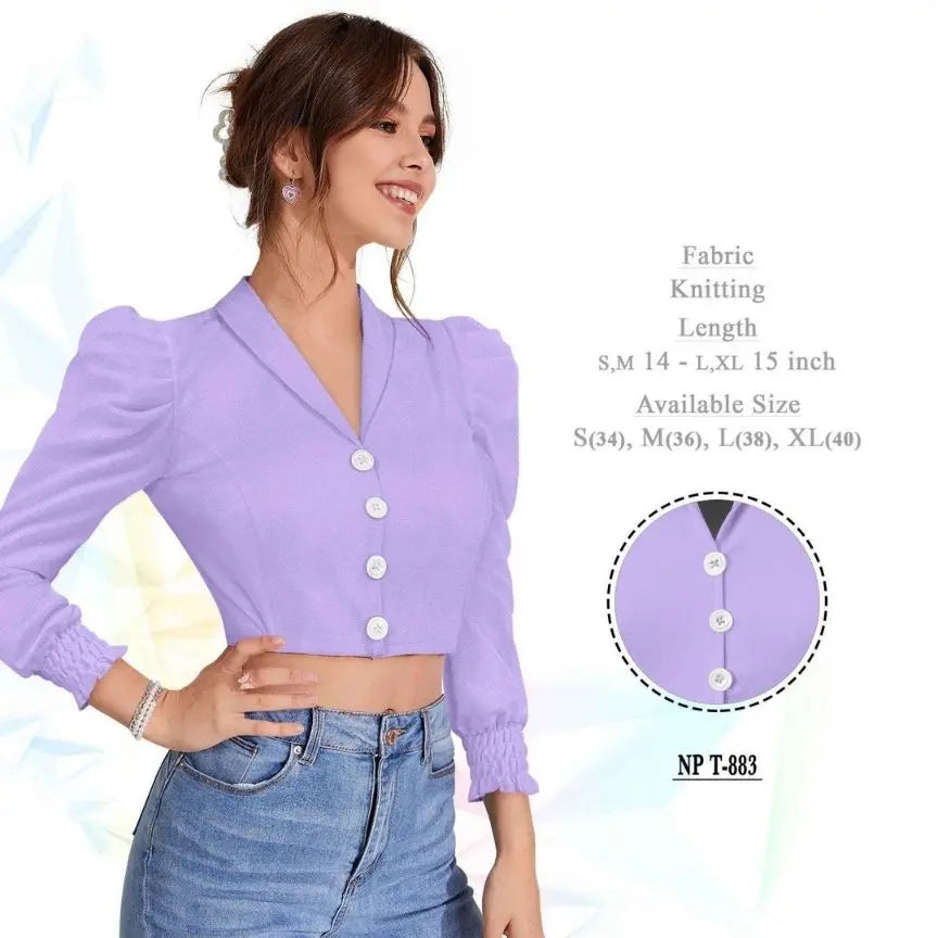 Odette Black Regular Fit Crop Top - NextBuy