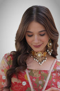 Fancy V-neck ethnic dress