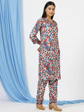 Women Floral Printed Regular Kurti with Trousers - NextBuy