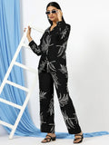 Shirt and Trouser Black Printed Shirt - NextBuy