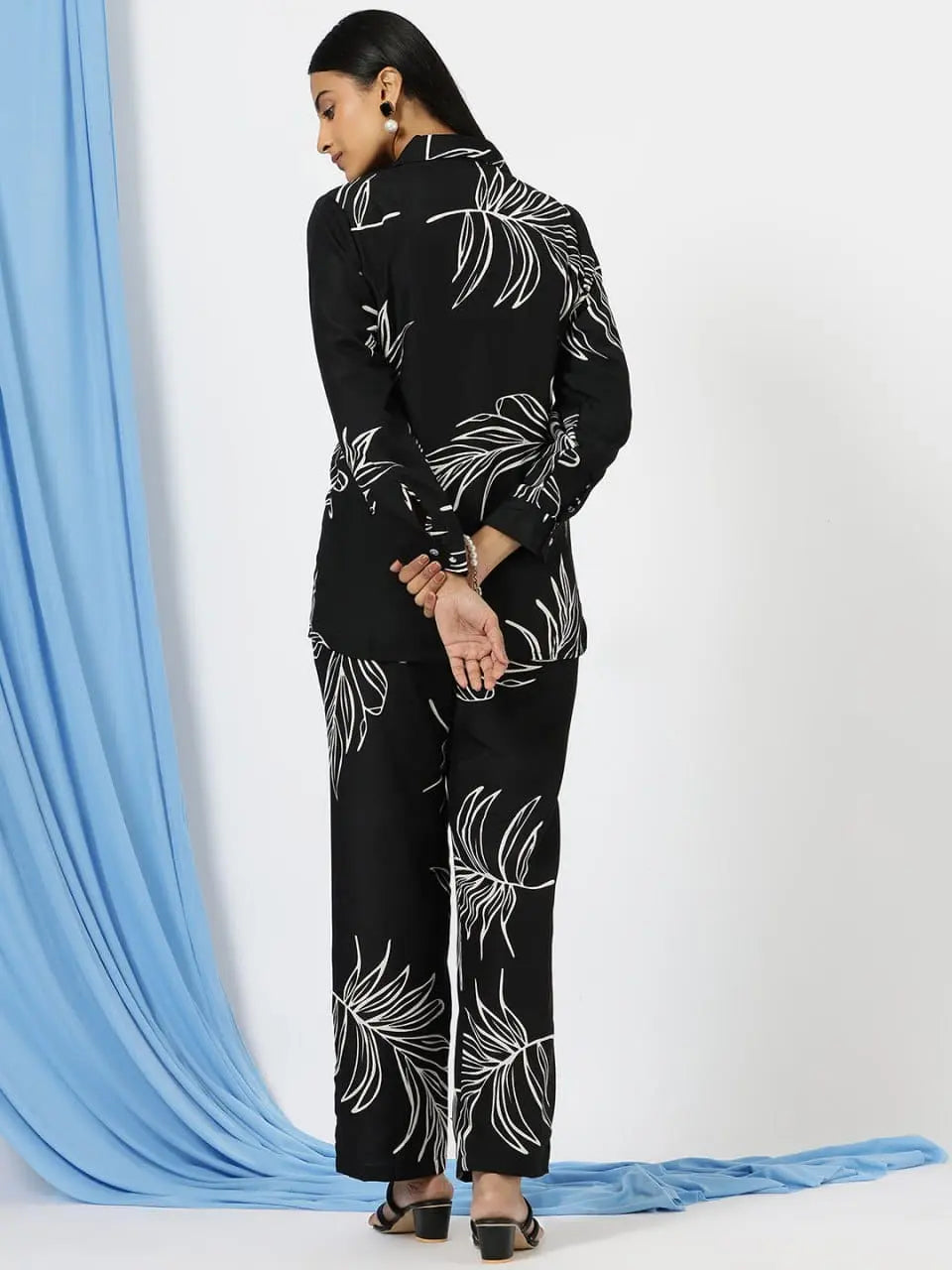 Shirt and Trouser Black Printed Shirt - NextBuy