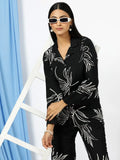 Shirt and Trouser Black Printed Shirt - NextBuy
