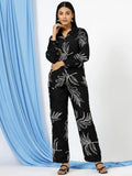 Shirt and Trouser Black Printed Shirt - NextBuy