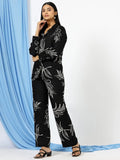 Shirt and Trouser Black Printed Shirt - NextBuy