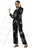 Shirt and Trouser Black Printed Shirt - NextBuy