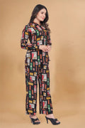 Designer Printed Shirt With Palazzos - NextBuy