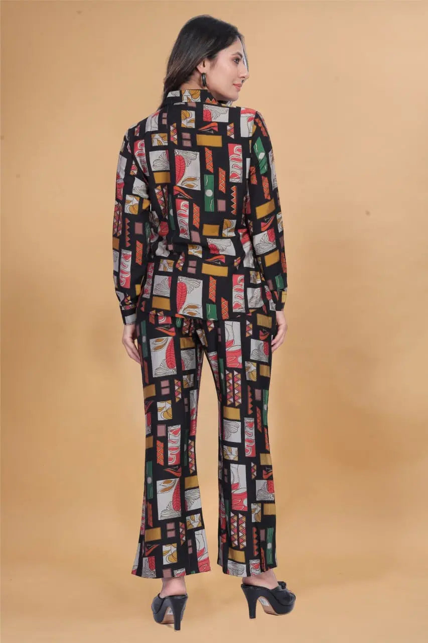 Designer Printed Shirt With Palazzos - NextBuy