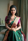 SOFT LICHI SILK SAREE - NextBuy