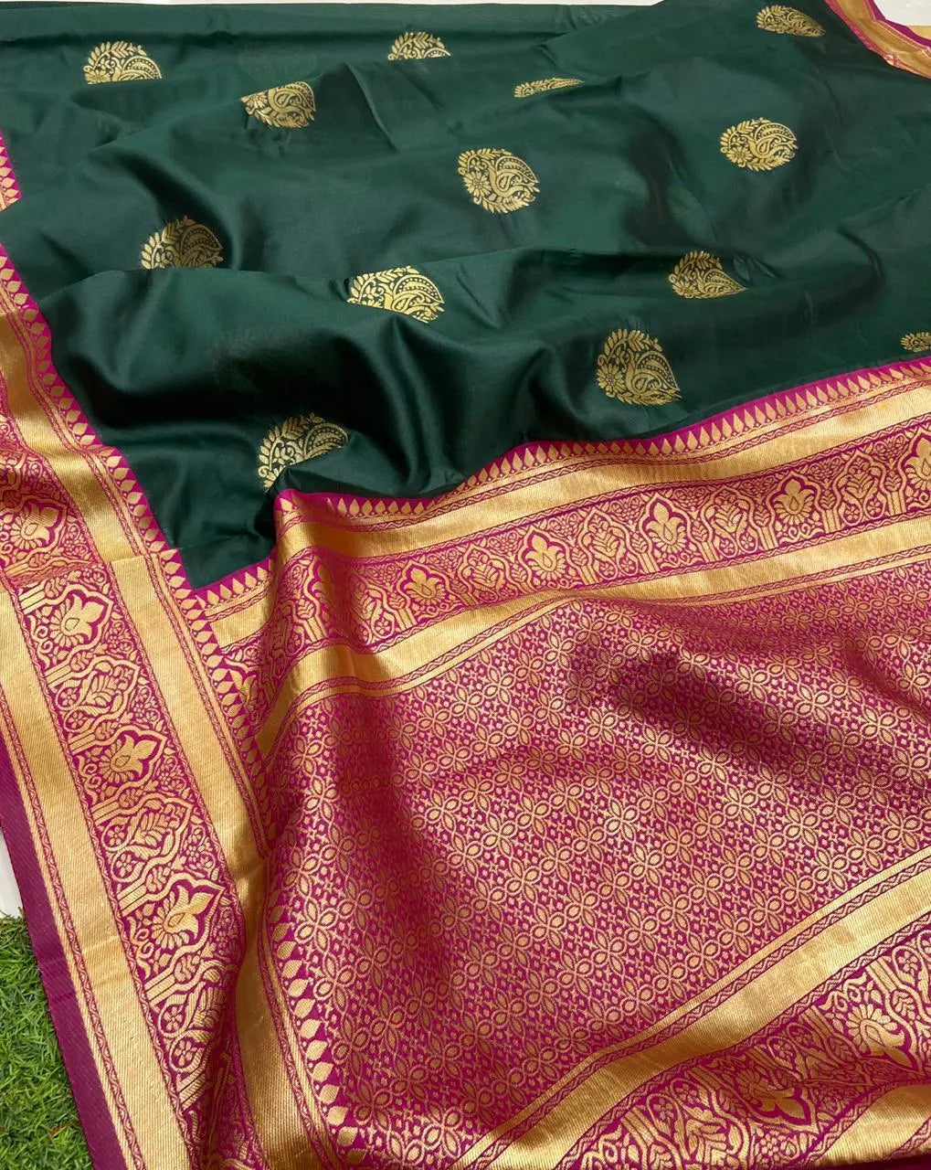 SOFT LICHI SILK SAREE - NextBuy