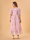 New Launching Glamourus Printed Kurti With floral print It captures the essence of the outfit beautifully. - NextBuy