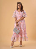 New Launching Glamourus Printed Kurti With floral print It captures the essence of the outfit beautifully. - NextBuy