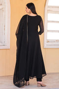Foil Printed Angrakha Kurta With Handmade Latkan And Dupatta - NextBuy