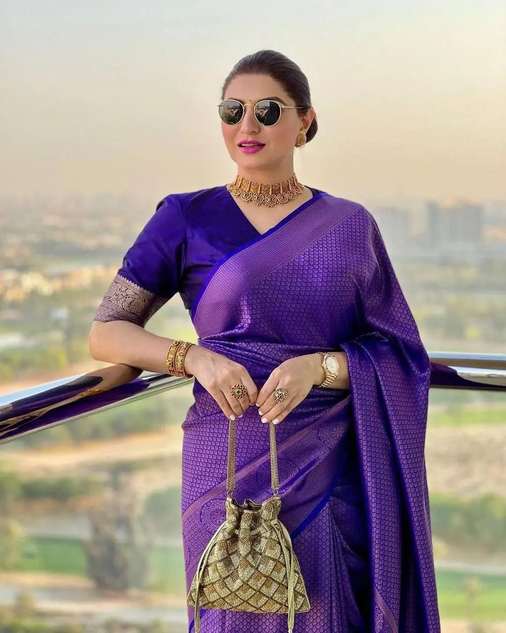 FABRIC : BANARASI SOFT LICHI SILK SAREE - NextBuy
