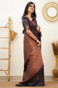 FABRIC : SOFT LICHI SILK SAREE - NextBuy