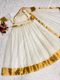 Special Organza Chex Lehenga Choli with Golden Jacquard work - NextBuy