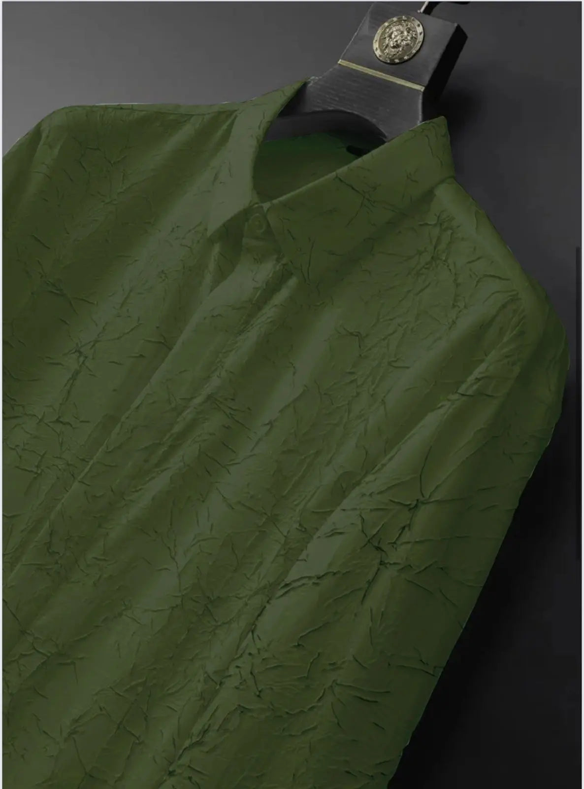 MEN'S EXCLUSIVE COTTON FABRIC ITALIAN CRUSH SHIRT - NextBuy