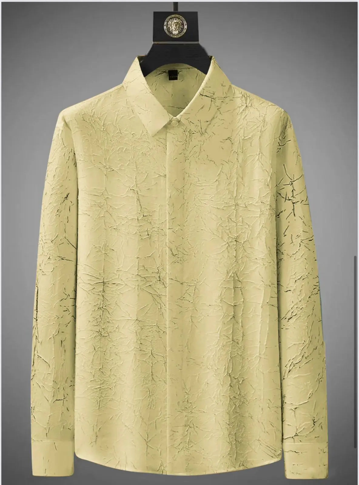 MEN'S EXCLUSIVE COTTON FABRIC ITALIAN CRUSH SHIRT - NextBuy