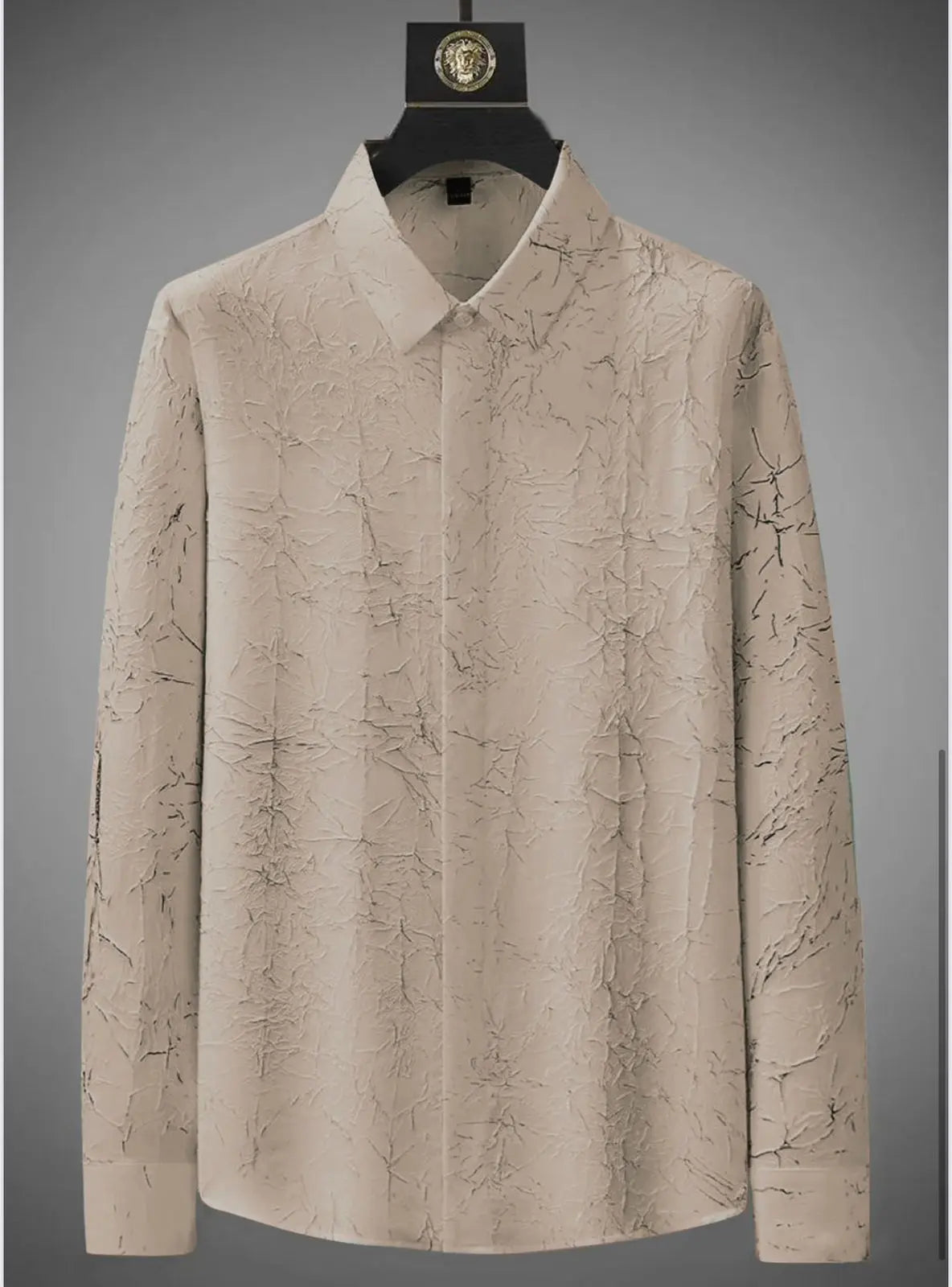MEN'S EXCLUSIVE COTTON FABRIC ITALIAN CRUSH SHIRT - NextBuy