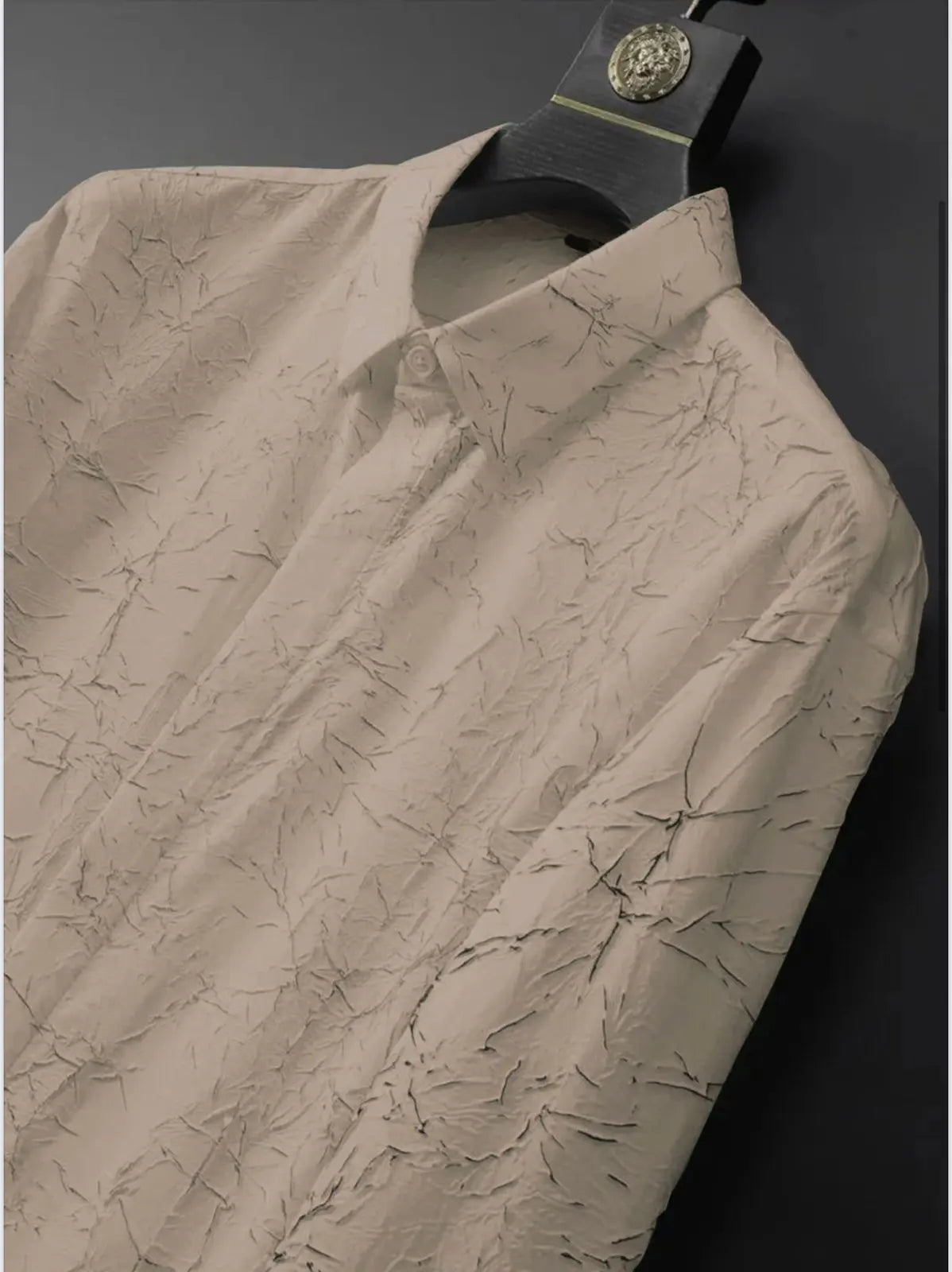 MEN'S EXCLUSIVE COTTON FABRIC ITALIAN CRUSH SHIRT - NextBuy