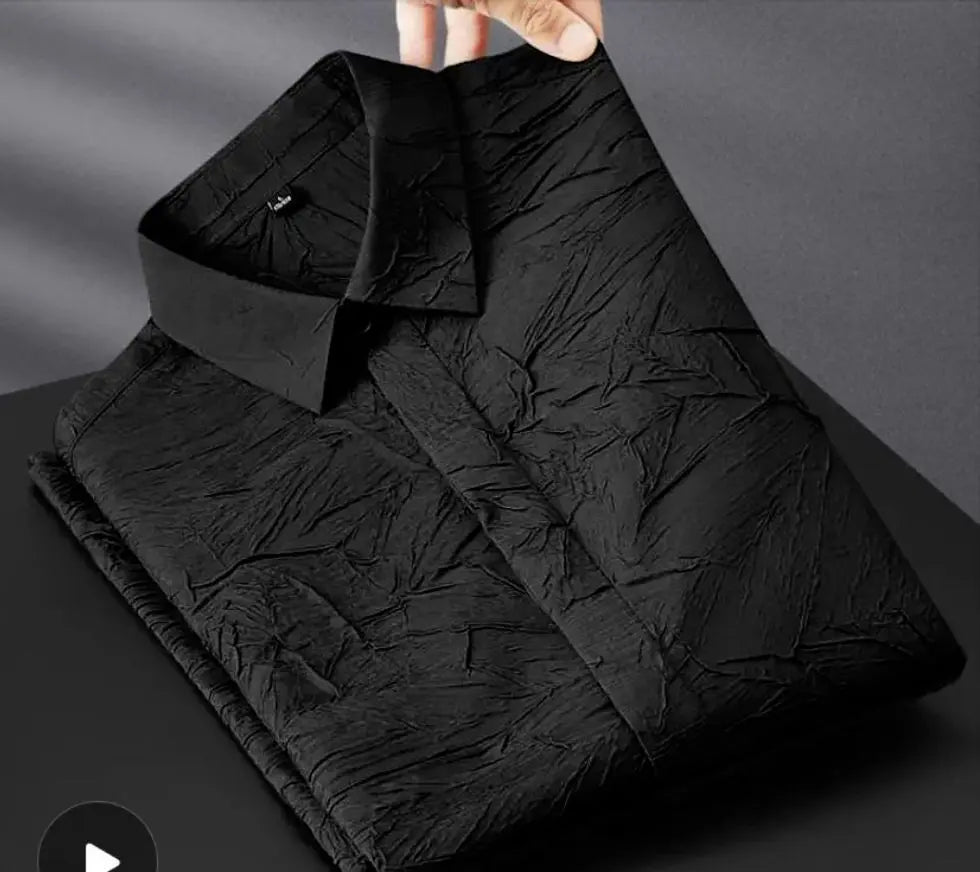 MEN'S EXCLUSIVE COTTON FABRIC ITALIAN CRUSH SHIRT - NextBuy
