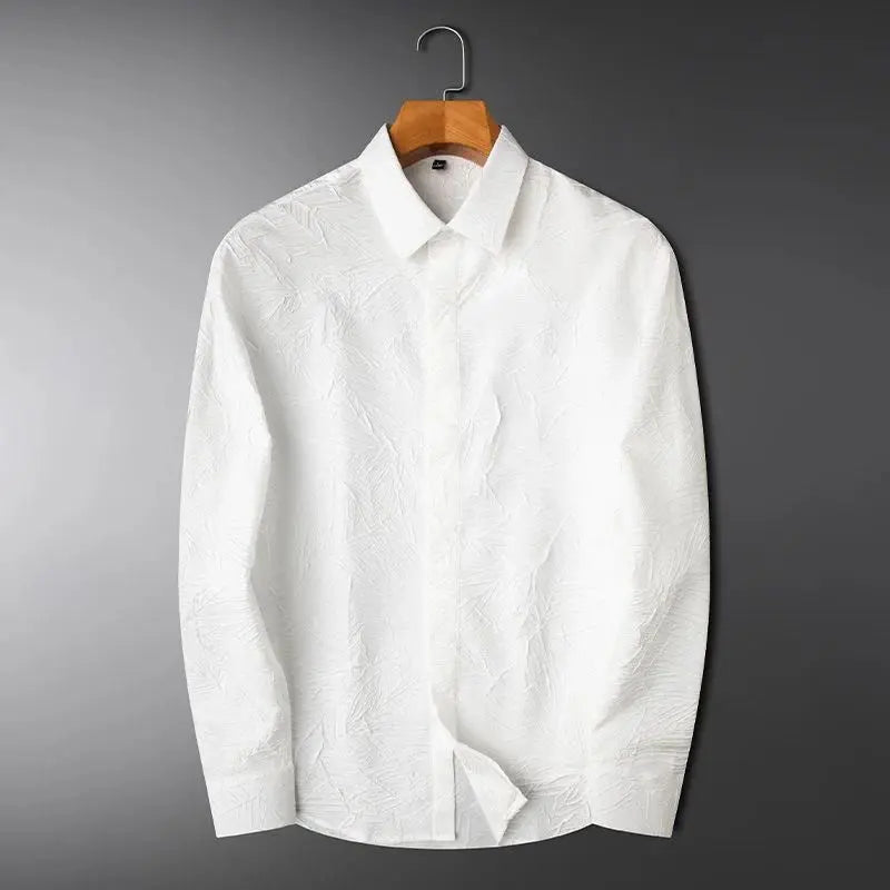 MEN'S EXCLUSIVE COTTON FABRIC ITALIAN CRUSH SHIRT - NextBuy