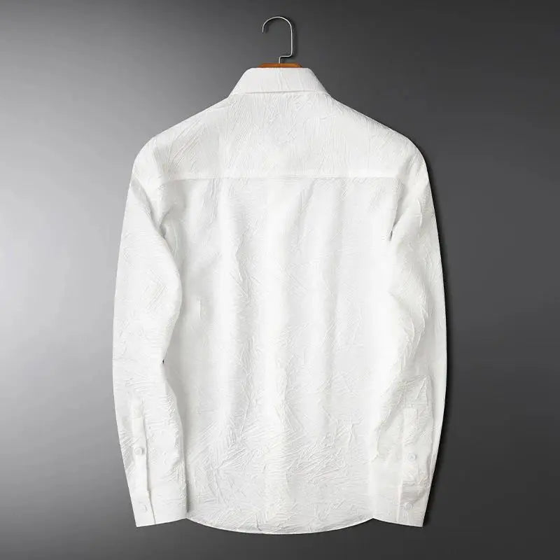 MEN'S EXCLUSIVE COTTON FABRIC ITALIAN CRUSH SHIRT - NextBuy