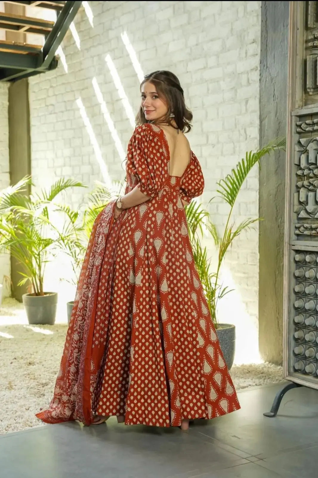 NEW ANARKALI HEAVY COOL COTTON SET - NextBuy