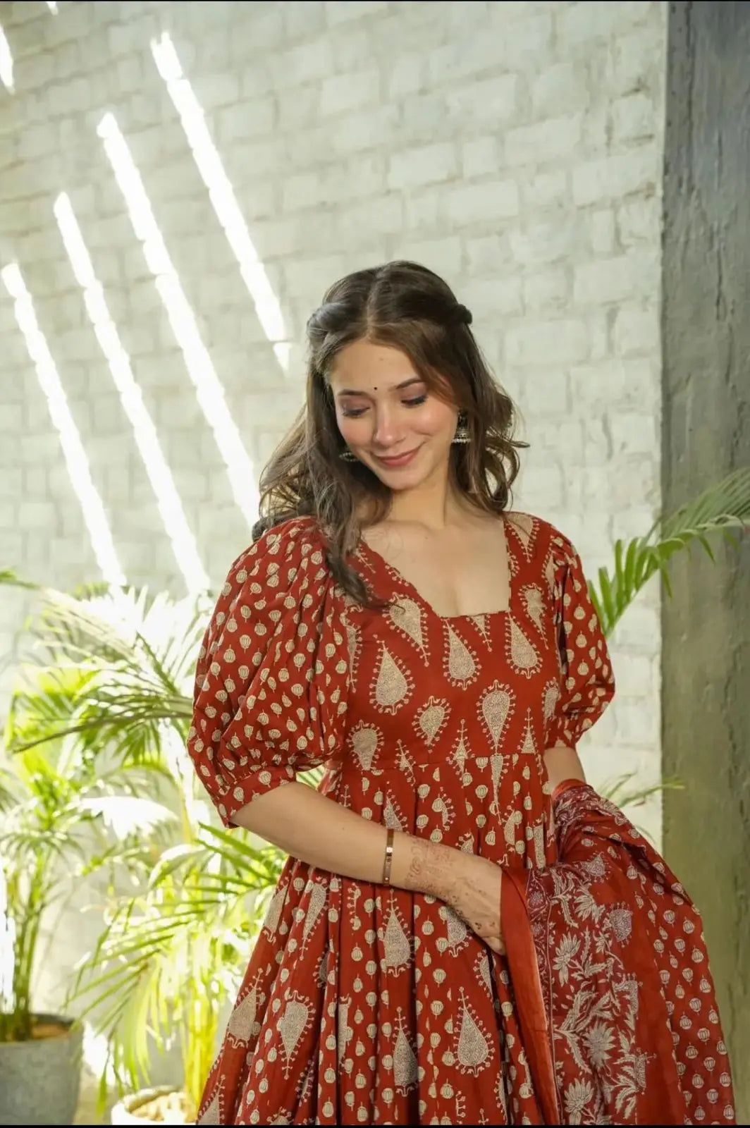 NEW ANARKALI HEAVY COOL COTTON SET - NextBuy