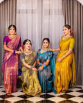 SOFT LICHI SILK SAREE WITH BLOUSE - NextBuy