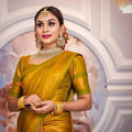 SOFT LICHI SILK SAREE WITH BLOUSE - NextBuy