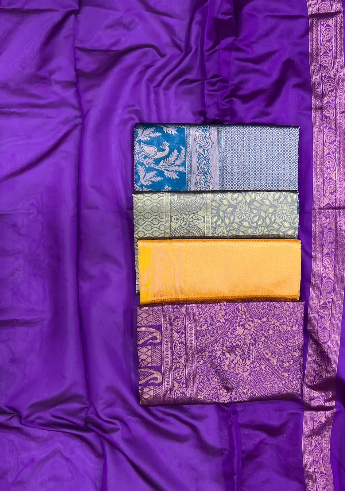 SOFT LICHI SILK SAREE WITH BLOUSE - NextBuy