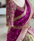 Kanjiveram Silk Zari Lehanga With Blouse Along With Banarashi Silk Duppta - NextBuy