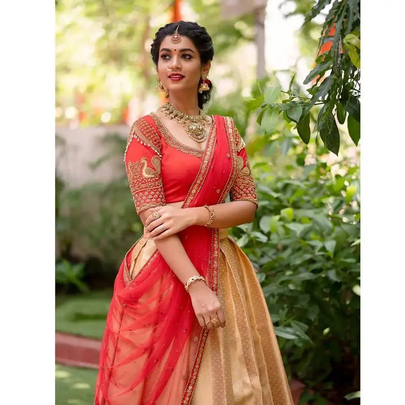 New Arrival Half Saree Now In Trend - NextBuy