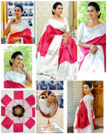 SOFT LICHI SILK SAREE - NextBuy