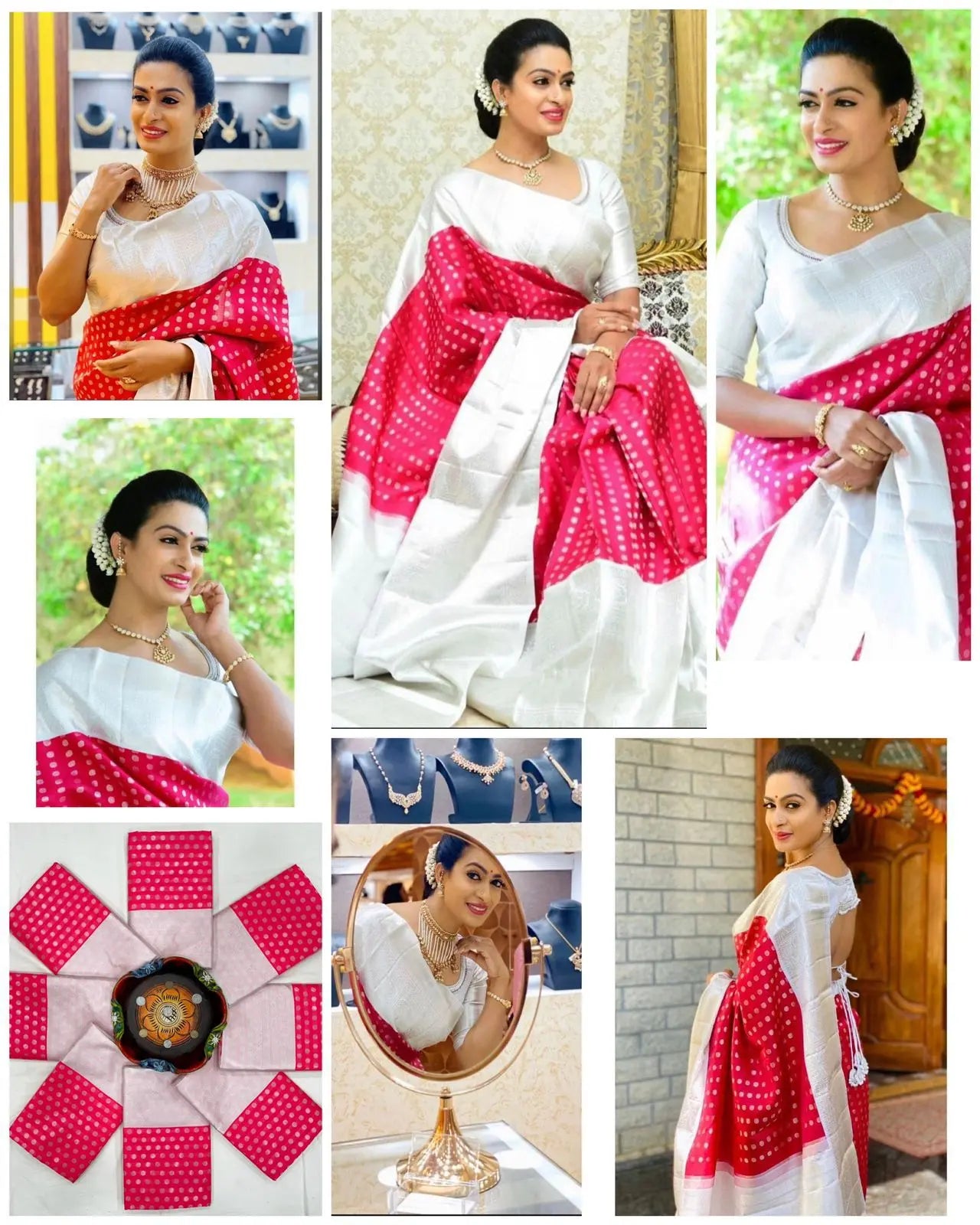 SOFT LICHI SILK SAREE - NextBuy