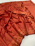 PURE BANARASI COPPER ZARI WEAVING SAREE - NextBuy