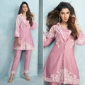 Women Viscose Rayon Ethnic Top Pant Set - NextBuy