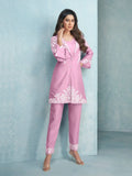 Women Viscose Rayon Ethnic Top Pant Set - NextBuy