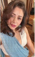 Soft LINEN Cotton Saree with Very Fancy Tassels Same as Shown In Picture - NextBuy